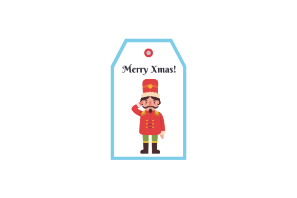 Christmas Costume Santa Label Tag Svg for Festive Branding