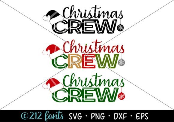 Christmas Crew SVG Cut File Graphics PNG Review