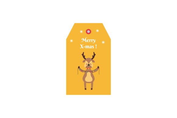Christmas Deer Animals Label Tag Review