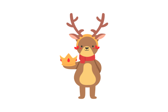 Christmas Deer Cartoon Children Svg Review