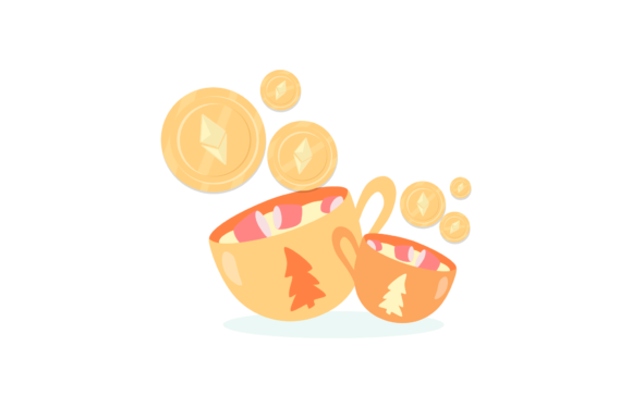 Christmas Ethereum Tea Cup Decoration Review for Illustrations