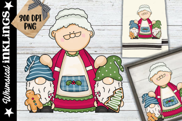 Christmas Helper Gnomes Illustration Review
