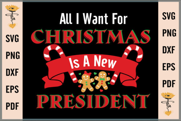 Christmas New President Svg Illustrations for Crafting