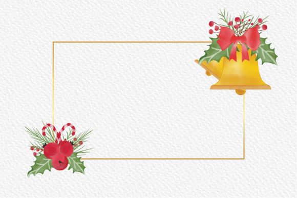 Christmas Watercolor Frame 5 Review for Branding & Illustrations