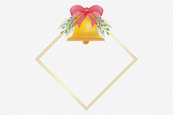 Christmas Watercolor Frame 8 for Illustrations and Branding