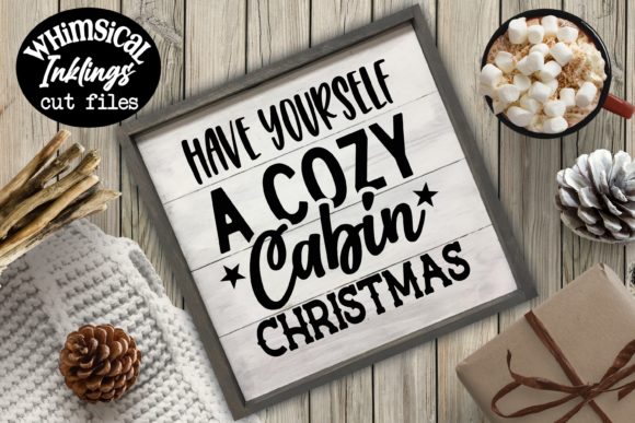 Cozy Cabin Christmas Illustrations for Brand Storytelling