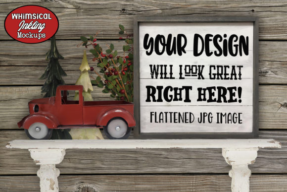 Farmhouse Christmas Sign Mockup: A Practical Review for Illustrations
